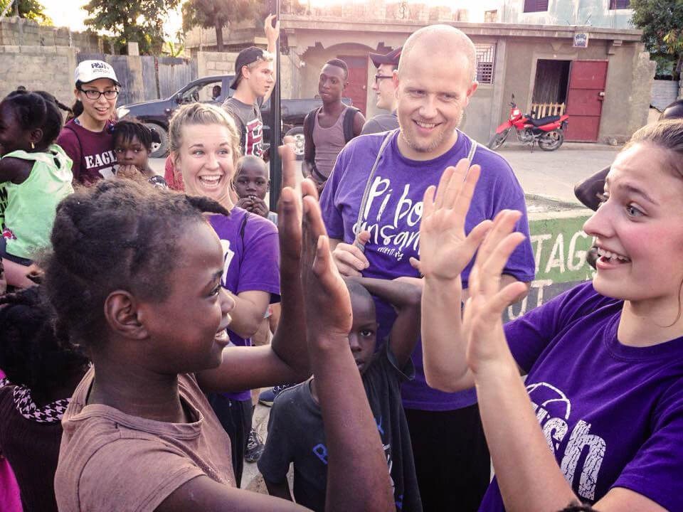 High fives are pretty universal!