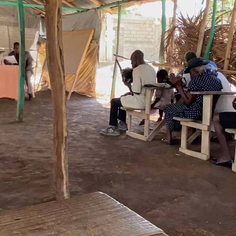 Anosper-playing-instrument-agape-church-april-2021